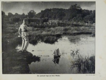1917 - alter Druck - Die Zukunft liegt auf dem Wasser